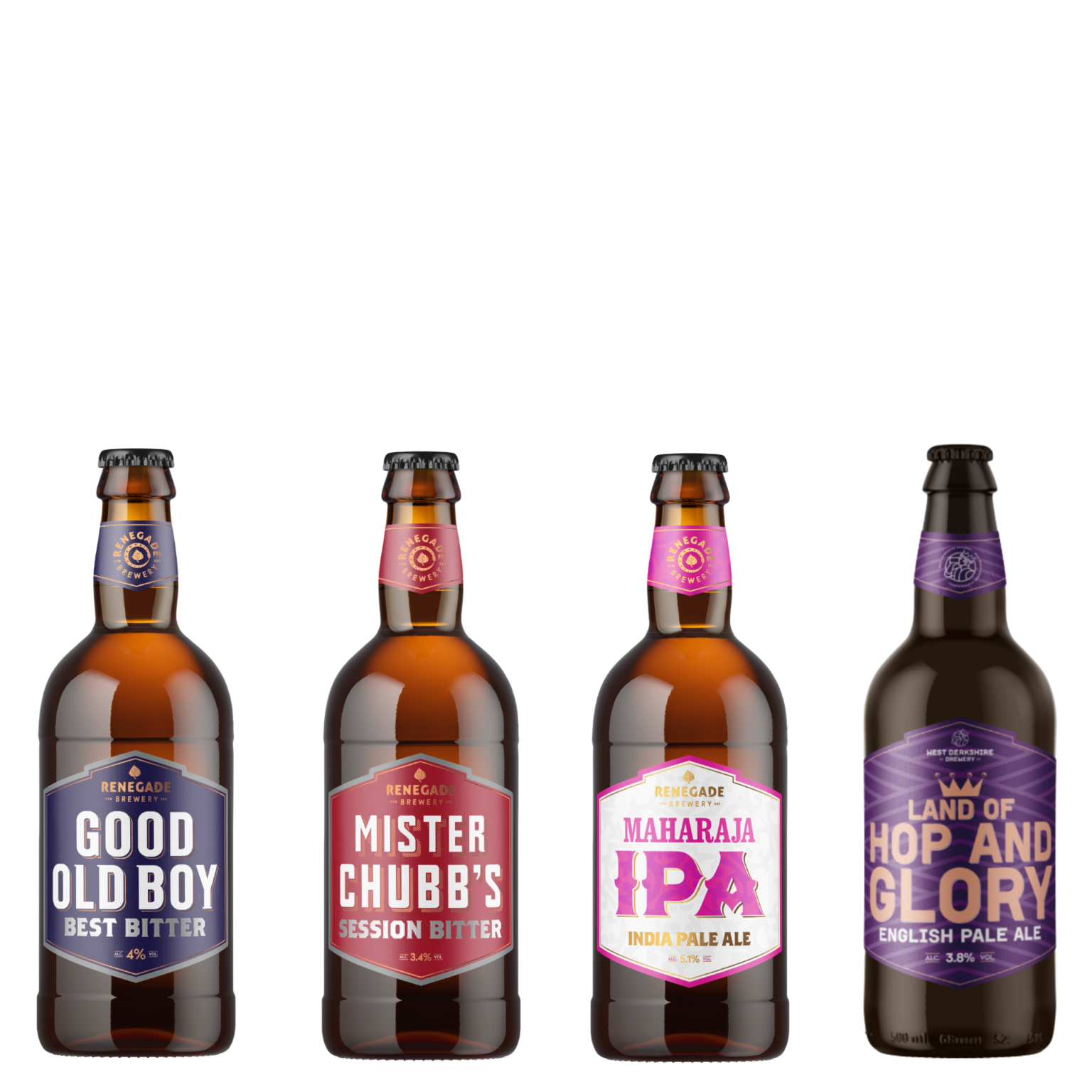 Mixed Case of Ales Renegade Brewery