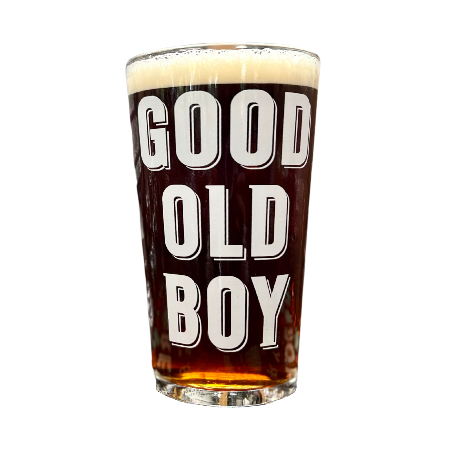 Good Old Boy Pint Glass Renegade Brewery