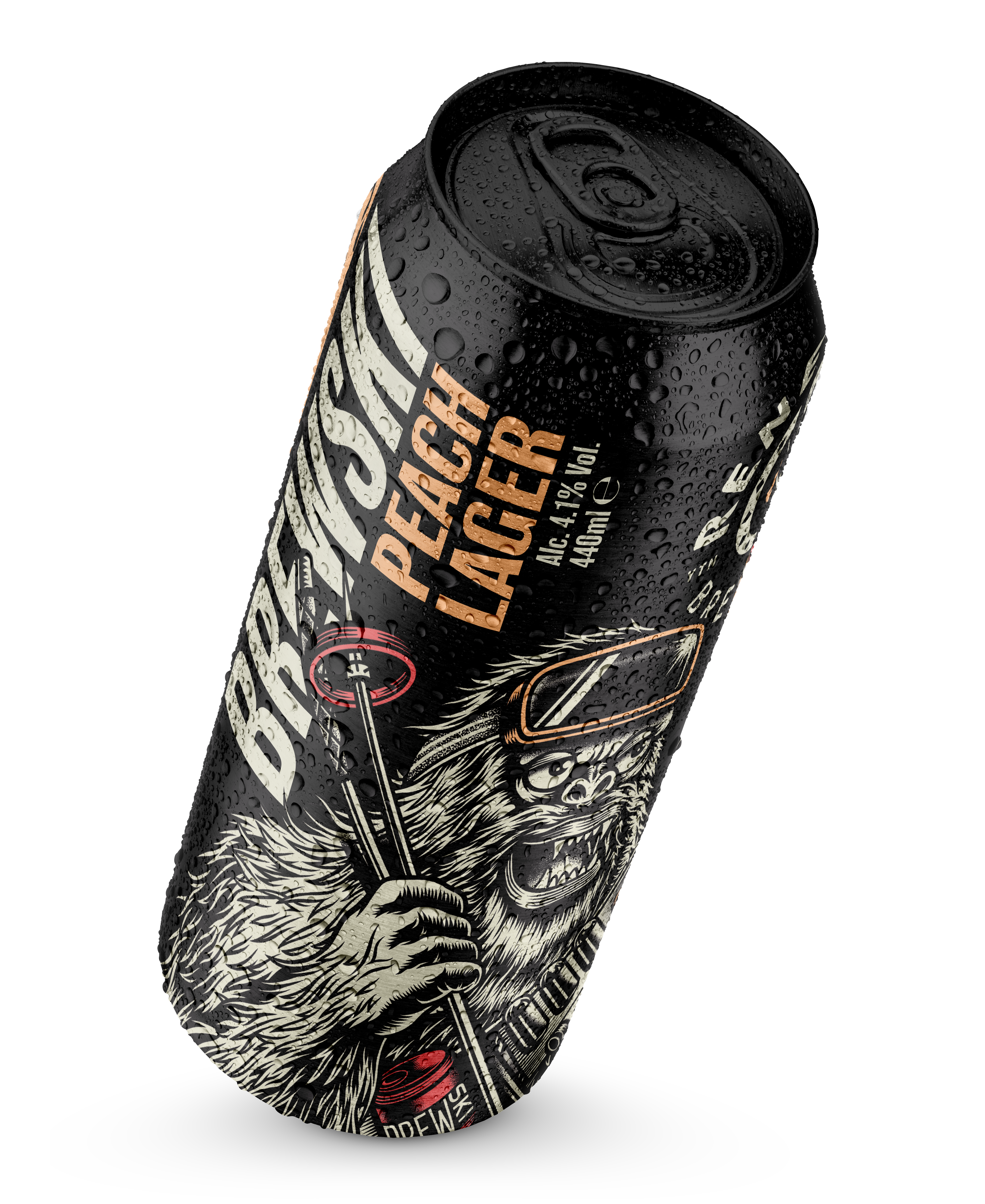 Brewski Alcohol Free Peach Pale Ale Renegade Brewery